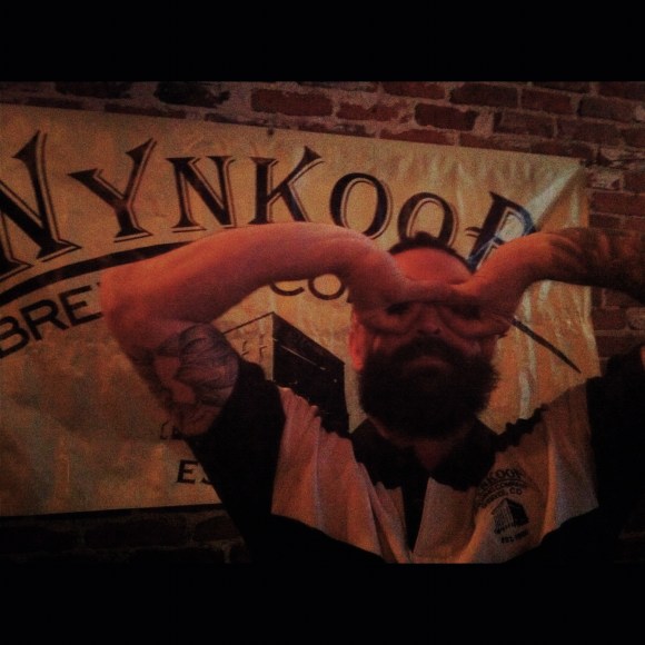 We had the pleasure of meeting Dan and admiring his awesome beard while trying the Wynkoop's Rocky Mountain Oyster Stout beer at the Bacon and Beer Fest at Mile High Station Sunday (trust us--the beer was extremely tasty and the beard extraordinarily rad). When Dan isn't hocking Wynkoop beers at the Bacon and Beer fest, he's busy with sales for Wynkoop around the Denver area. He's been growing his beard since October 1st and plans to shave it April 1st, and we'll be sure to have a progress report for you at that time--we can't wait to see the final results!