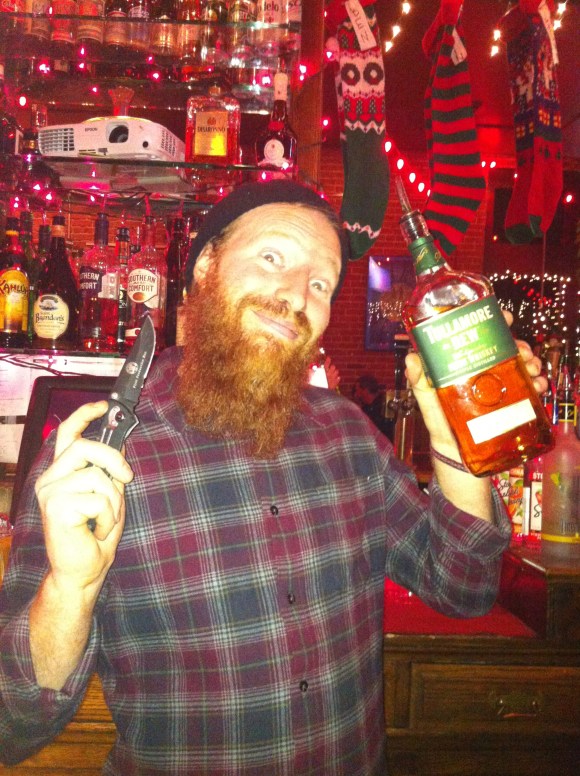 We met Sweets also last week at Goosetown Tavern where he was slinging drinks and putting up with the rowdy and raucous bingo crowd. Sweets is a Denverite through and through and has been growing his beard for about two and a half years; it was three inches longer until recently but his beard was getting too long and so he was forced to scale it back some. His fiance is in favor of his beard, and we definitely have to agree with her good taste. Sweets plays up his beard in costume as well, as he was a Viking this year for Halloween, which seems a very fitting choice. Make sure to stop by Goosetown soon, have a drink, play some bingo, and admire Sweets awesome beard!