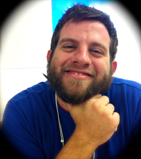 Where else might you encounter a genius than the Apple Store in Cherry Creek?  That's where we met Johnny and his impressive beard this week. Johnny, who participated in Movember said he often has a beard and plans to keep it at least until the Spring Equinox. Originally from Lakeland, Florida he's lived in Denver the past three and a half years. He says everyone loves his beard--except his sweetheart--who gives it the thumbs down and wants it gone; we think she'll come around to his  beard's awesomeness though. I mean, if almost everyone loves it AND it keeps his face warm, it's so multi-functional. We think that, in itself, is genius.