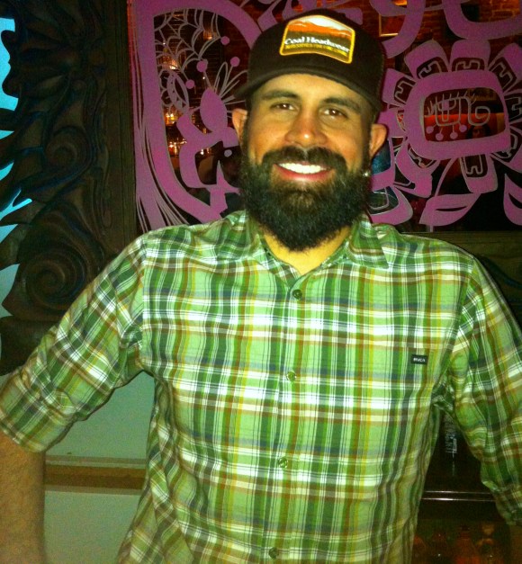 The El Camino bar and restaurant in Highlands proved to be an EXTRA good choice on Sunday, because we also met Shad. Shad, a Denver native, has served up the thirsty masses of Denver as a bartender for the past few years, and more importantly has been growing his impressive beard since October. Shad was taken under the wing of one of the bearded gents who works at Fire on the Mountain up the street from El Camino, who gave Shad a pep talk on what products to use on his amazing beard and how to best care for it--we love these stories of beard brotherhood! Shad said he's been single for awhile (which we find very hard to believe) and so he decided to grow a beard since he had gotten flack about it from ladies in the past. Obviously, Shad's making some seriously great choices. Make sure to head into El Camino soon and tell Shad and his beard hello!